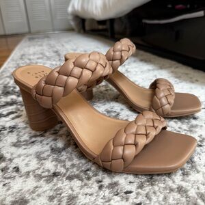 Target / A New Day Tan Heeled Sandals